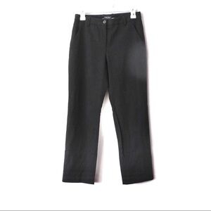 Aritzia Babaton Wool Blend Black Cropped Pants High Waisted Size 0 Office